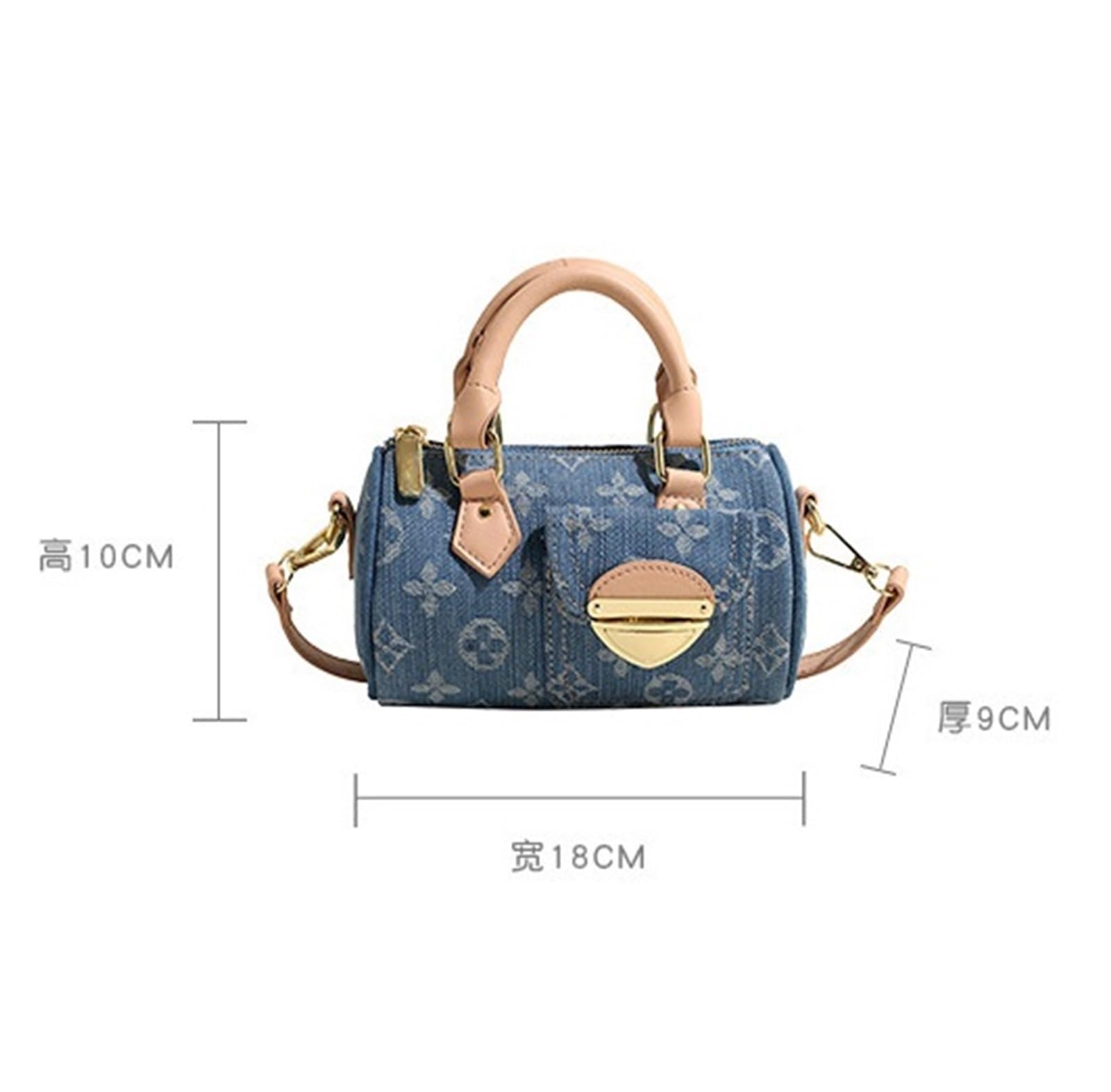 Bolso Vaquero Bolso vaquero for mujer, versátil, bandolera tipo mensajero
