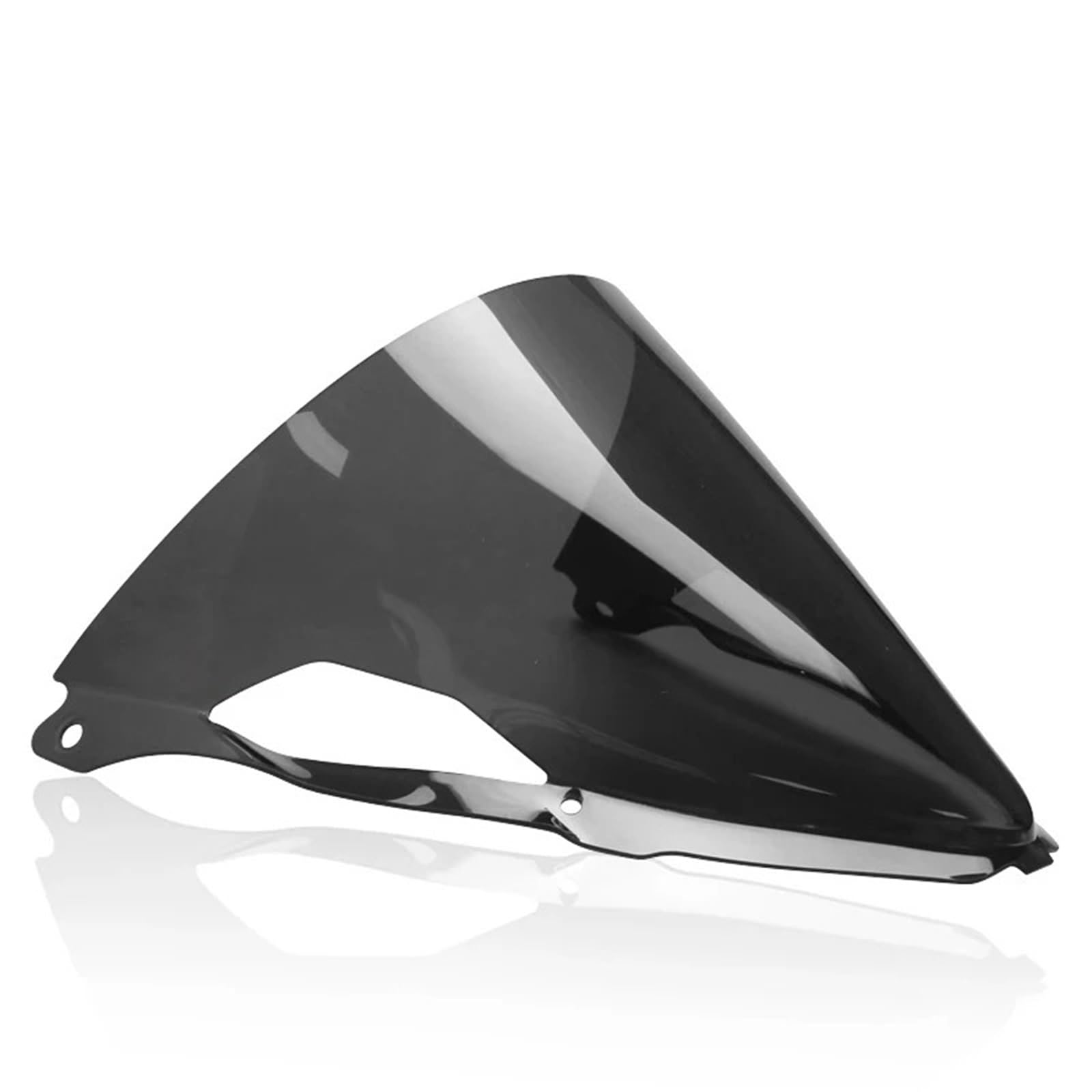 Parabrezza Moto Spoiler Per Kawasaki Per ZX6R 2024 Parabrezza Moto Parabrezza Deflettori Antivento Protezione Scudo Parabrezza Per Moto(Gray)