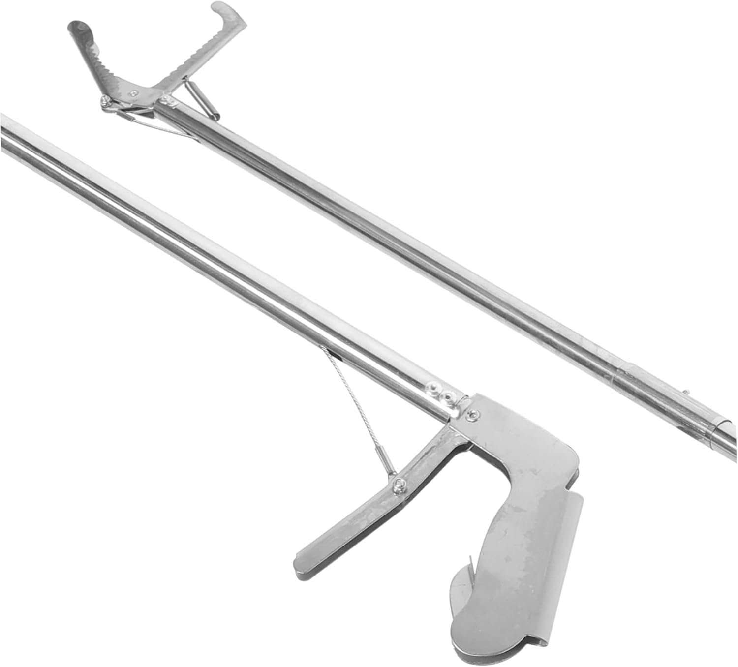 balacoo Stainless Steel Snake Catcher Tool Tongs Reptile Grabber Lock Lightweight and Portable Snake Catcher Clip for Handling Reptiles