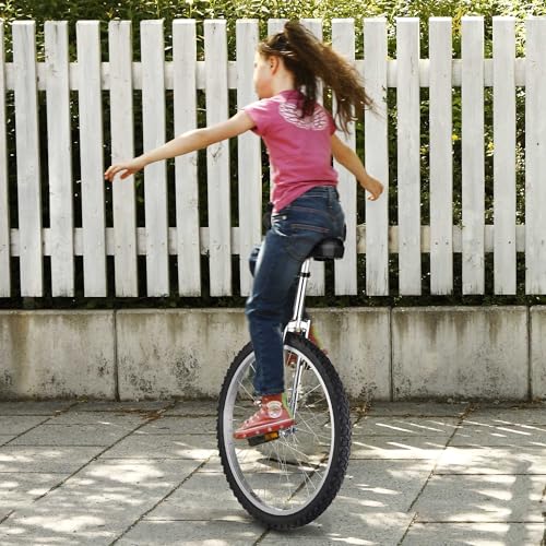 Image of AW 16 /18 /20 /24 Inch Wheel Outdoor Unicycle Adjustable Seat Exercise Bicycle | Fit Adults Kids Outdoor Sports Fitness Exercise, Various colors For Choice