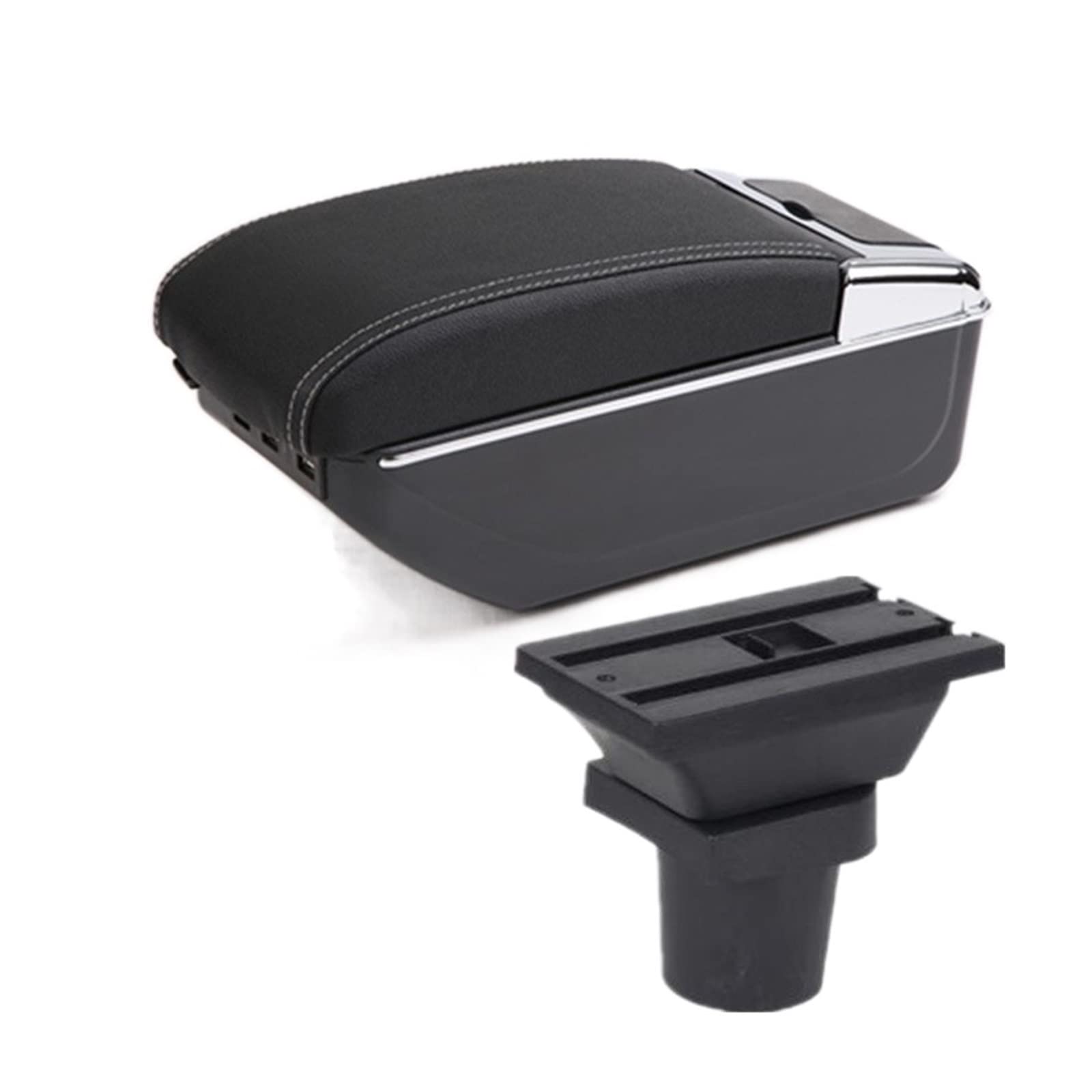 Baiqimv For Toyota For Aqua For Prius C Car Armrest Box Interior Parts Retrofit Car Armrest Center Storage Box With USB