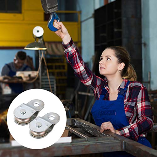 ULTECHNOVO 2 Pcs LAT Polia Da Polia Do Cabo de 360 Graus de Rotação Da Roda de Tração de Fixação DIY