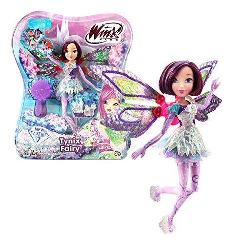 Winx Club Tecna | Tynix Fairy Muñeca Magia Robe | Temporada 7 | 28 cm