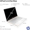Laptop HP 14" para Estudiantes y Negocios con Office 365 por 1 Año, Copilot IA, Almacenamiento 640GB (128GB SSD+512GB Tarjeta SD), 4GB RAM, Procesador Intel Quad-Core, Incluye Hub PLUSERA 8 en 1, Win11, Dorado Rosa 5