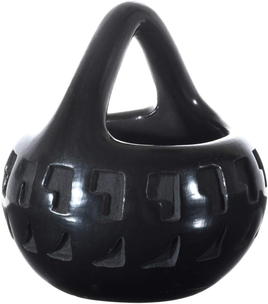 Vintage Santa Clara Blackware Pottery by Glenda Naranjo 0203