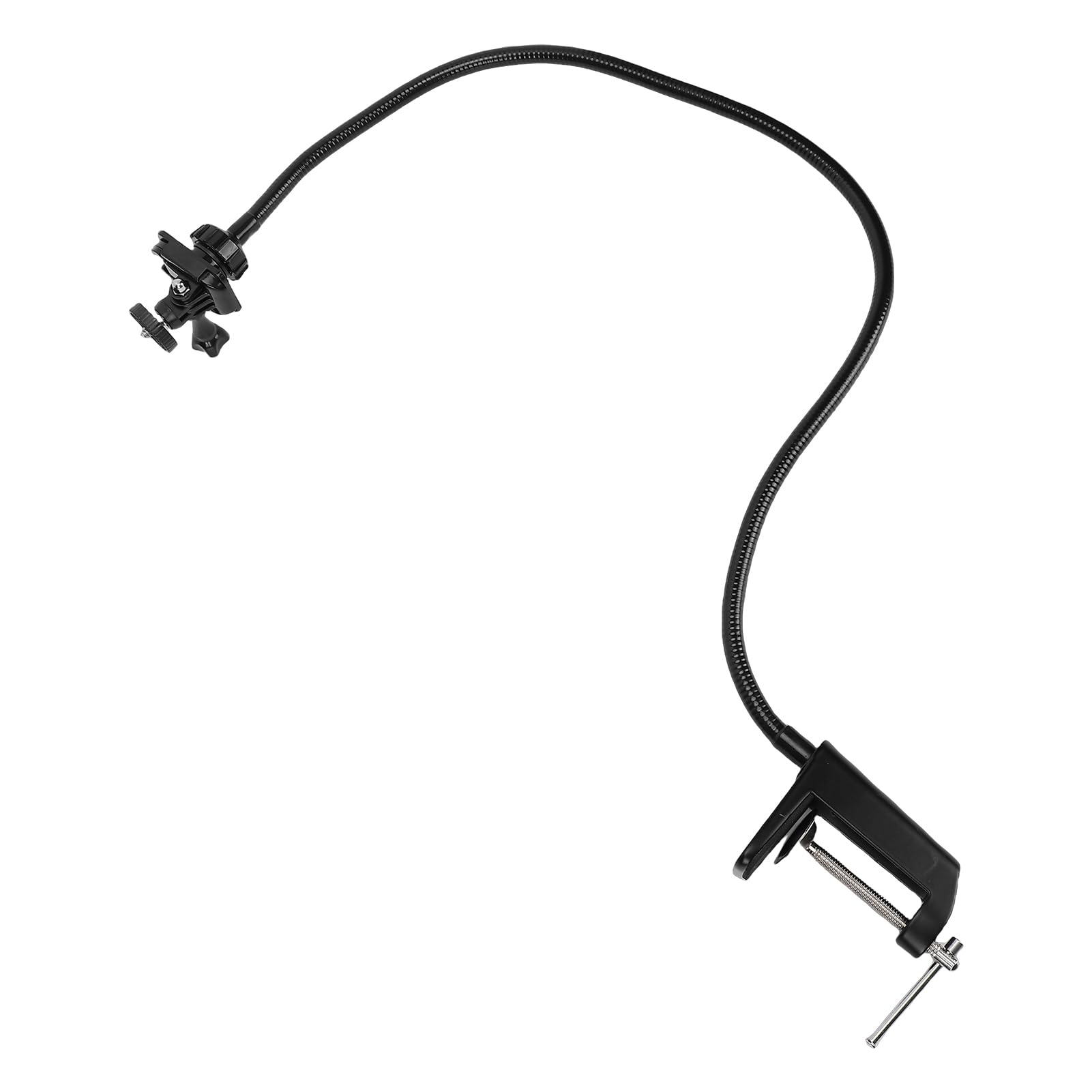 Yctze Supporto a Collo D'oca per Fotocamera, Braccio Flessibile di (I | Angolo regolabile, struttura in metallo, compatibile con varie webcam, design salvaspazio