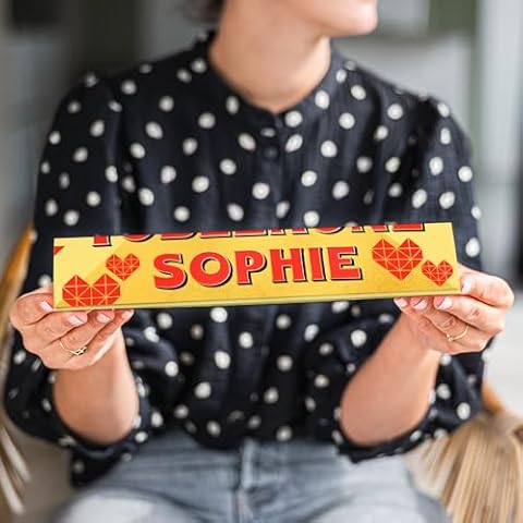 Personalised Toblerone Chocolate Bar for Valentine's Cover