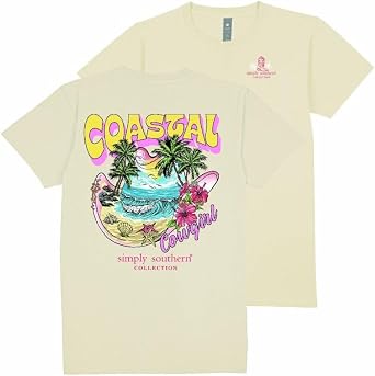 Simply Southern Home Bow Tennessee Relaxed-Fit Short Sleeve Womens T-Shirt