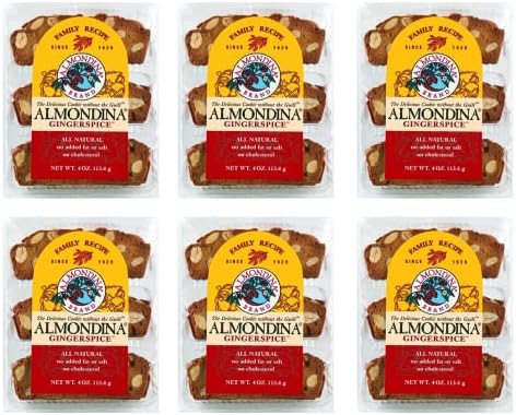 ALMONDINA, BISCUIT,GINGER SPICE 4 OZ