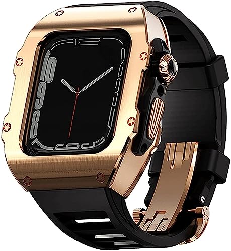 Boîtier de montre Rm en acier inoxydable antichoc pour protéger votre Apple Watch 8 49 mm