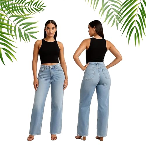 Valvari Jeans, BBL Jeans, Valvari Mid-Low Rise Stretch Jean, Sweatpant Jean Tummy Control Baggy Straight Leg