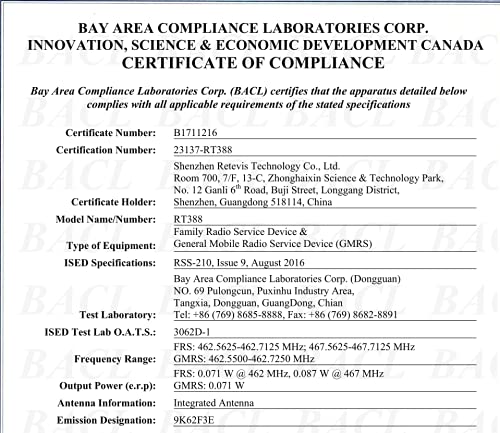 Retevis Rt-388 Walkie Talkies For Kids,22 Ch Vox Long Range Toy Walkie Talkie For Boys Girls Aged 6-12,Portable Ideal Gifts,Outdoor Camping Hiking (Blue,2 Pack) #TOP5