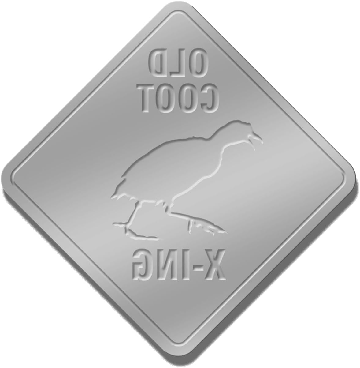 Desperate Enterprises Old Cooter Crossing Premium Embossed Aluminum Sign - Vintage - Garage Signs - Nostalgic Vintage Metal Signs - Made in the USA