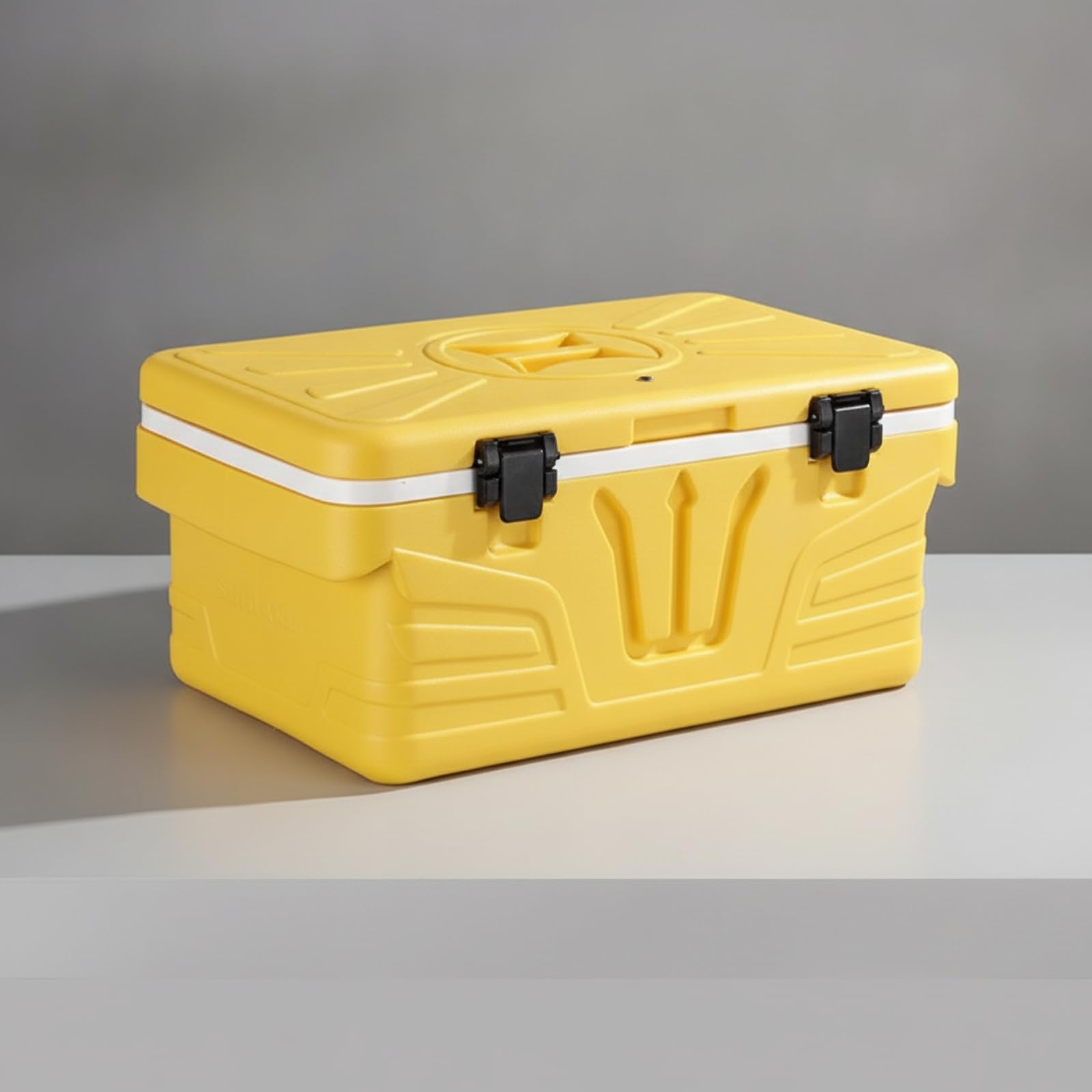 Box Termico con Interno in Acciaio Capiente Contenitore Isotermico con Coperchio Pratico Contenitore Isotermico per
