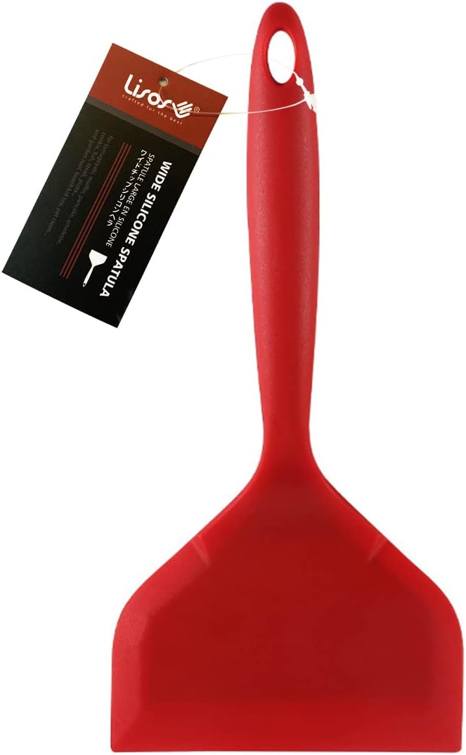 Silicone Tamagoyaki Spatula Japanese Omelette Spatula Wide Silicone Pancake Spatula