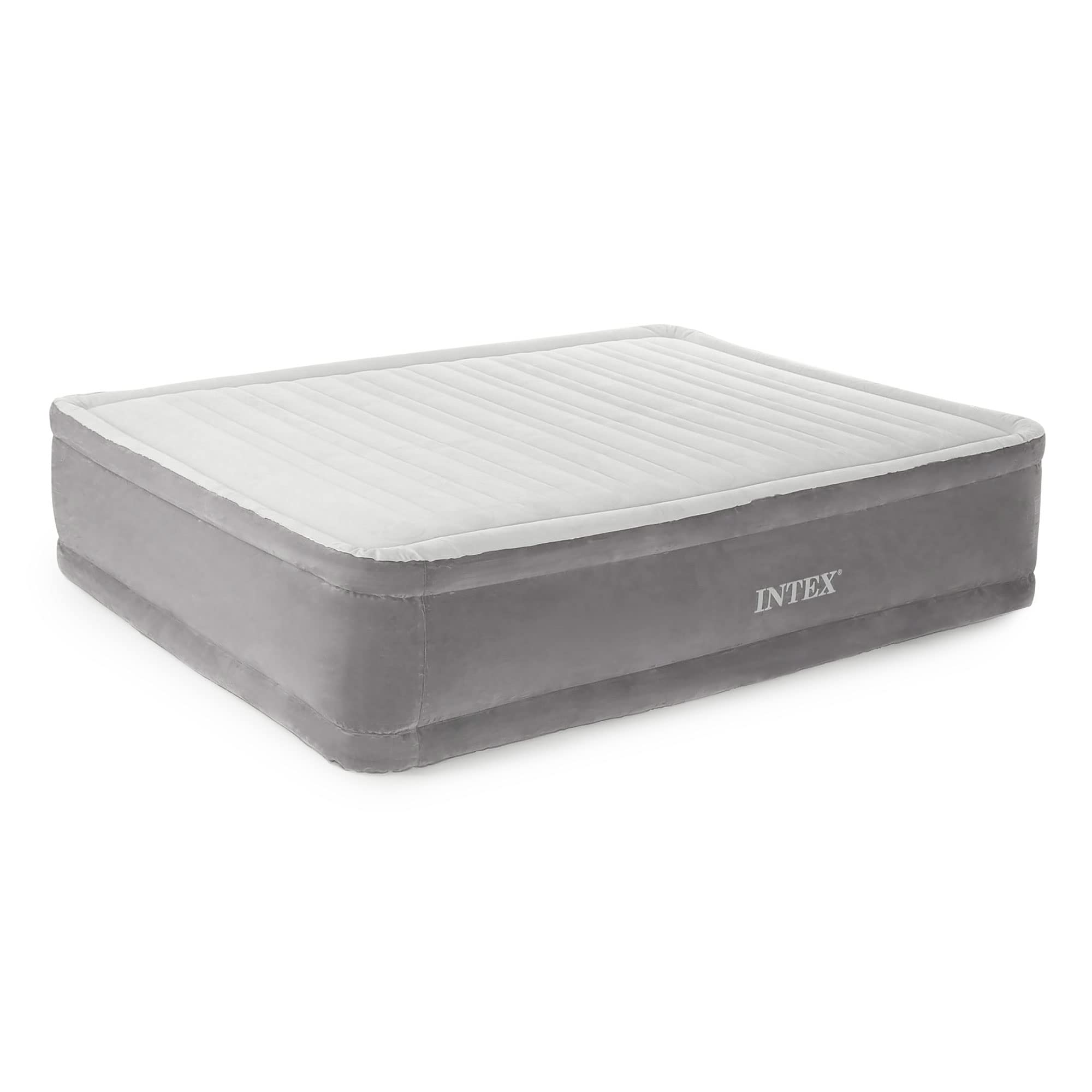 Intex Comfort Plush Elevated Dura-Beam Airbed with Built-in Electric Pump