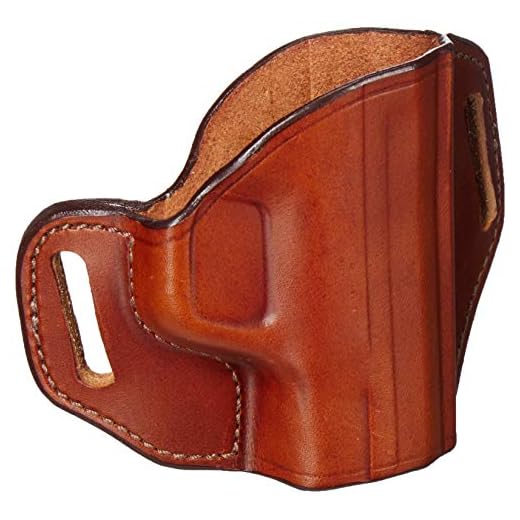 BIANCHI 57 Remedy Open-Top S&W M&P Shield Right Hand Holster, Tan, Right