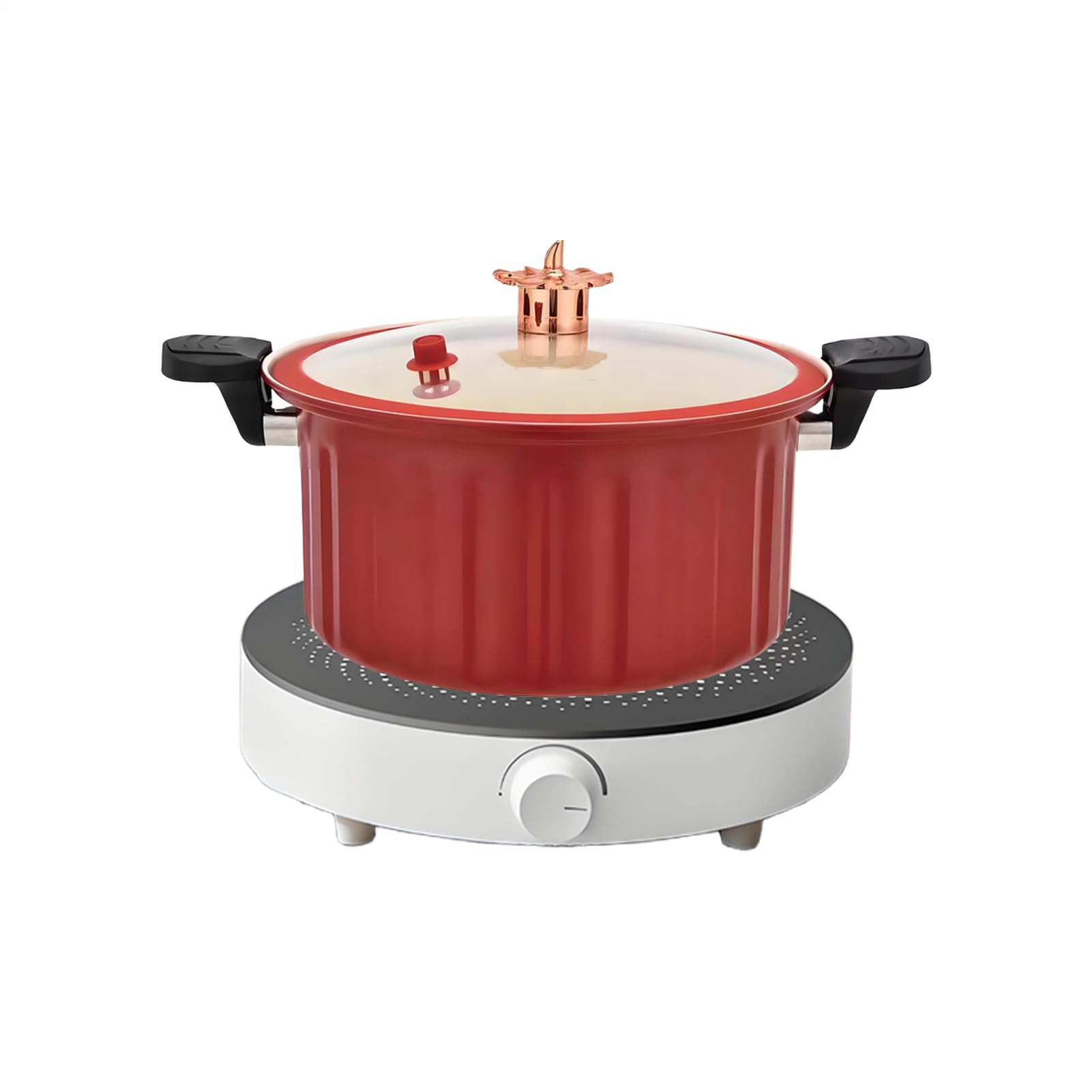 Casserole de cuisine antiadhésive pour bouillons et pâtes en appartement
