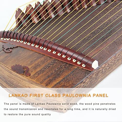 Guzheng, cytra mały Guzheng przenośny Mini początkujący początkujący początkujący praktyka dla dzieci gra na 21 strunach, 95cm