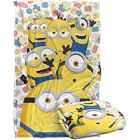 Minions Waving Silky Touch Blanket Cover