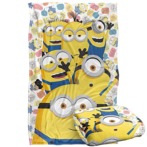 Minions Couverture super douce au toucher soyeux 91,4 x 147,3 cm