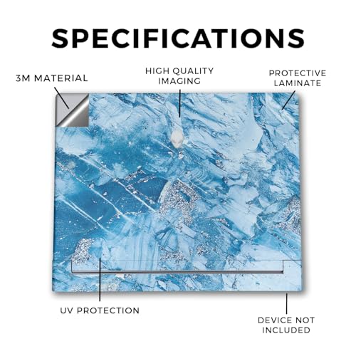 Image of Laptop Skin Compatible with Alienware X16 R2 (2024) - Winter Rock - Premium 3M Vinyl Protective Wrap Decal Cover - Easy to Apply | Crafted in The USA by MightySkins