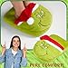 Get Trend The Grinch Plush Foot Warmer Teens, Women, Non-Electric Slipper for Cold Feet Arthritis Muscle Pain, Christmas Secret Santa Gifts for Women (Green Grinch)