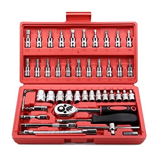EGOFINE 46-Piece Socket and Tool Set