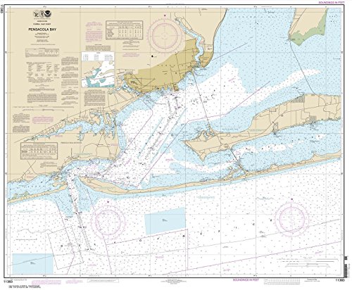 NOAA Chart 11383: Pensacola Bay, 34.8 X 42.2, Traditional Paper
