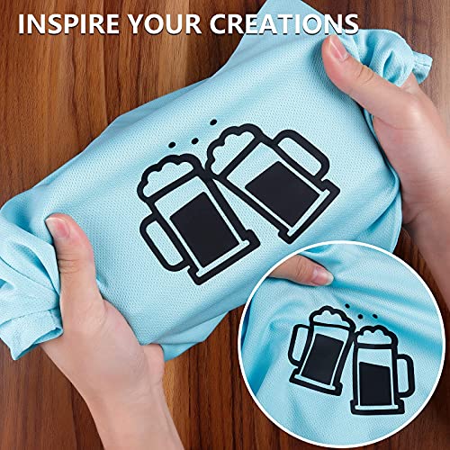 Caregy Heat Transfer Vinyl Htv For T-Shirts 12 Inches By 100 Feet Roll (Black) #TOP6