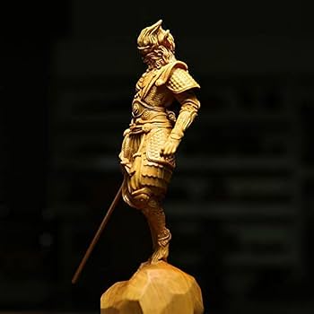 木彫り 西遊記 孫悟空 アンティーク コレクション Amazon.co.jp: 木彫り 孫悟空の置物【西遊記 孫悟空 斉天大聖 孫