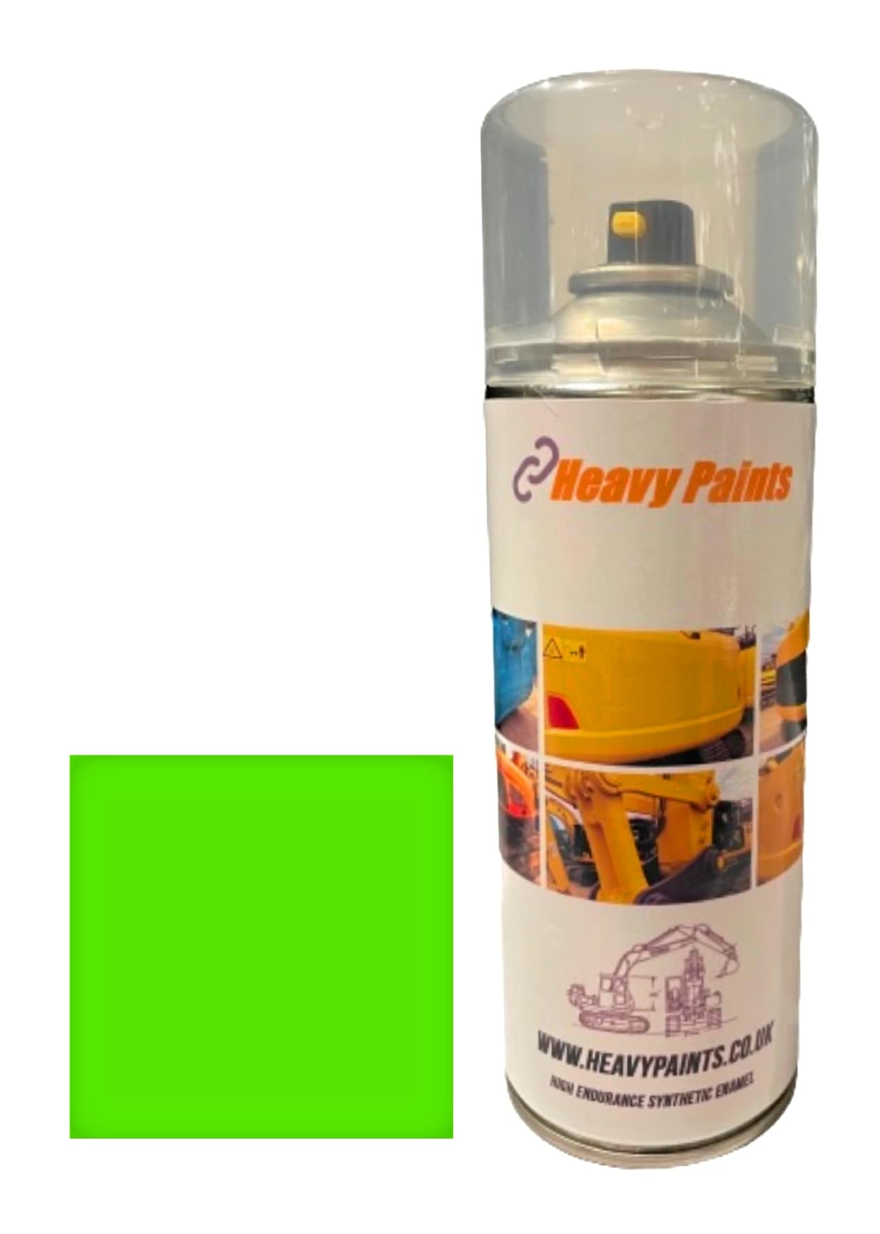 Heavy Paints Green Compatible With Merlo Telehandler Synthetic Enamel Paint 400Ml Aerosol