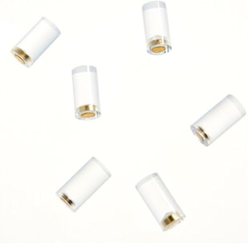 Miniatura 5 de russell+hazel Pantalla de notas con marco de metal vacío, transparente con herrajes dorados, 10-1116" x 4" x 8-716" (44625)