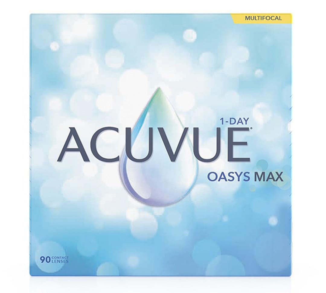 AVUCUE Oasys Max 1-Day MULTIFOCAL Lentes diarias -6.50 dpt 14.3 mm 90 unidades +0.75 adición 8.4 mm