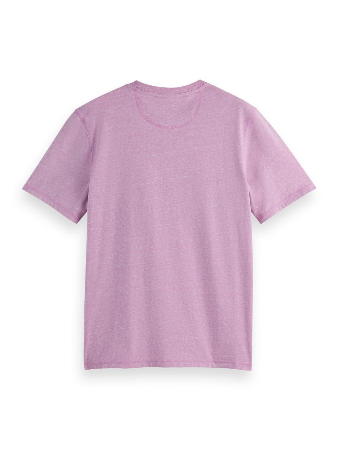 Scotch & Soda Herren T-Shirt Melange T-Shirt, Iris Pink,S – Ansicht 2