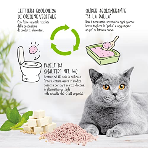 Cat&Rina BeNatural, lettiera per gatti al tofu