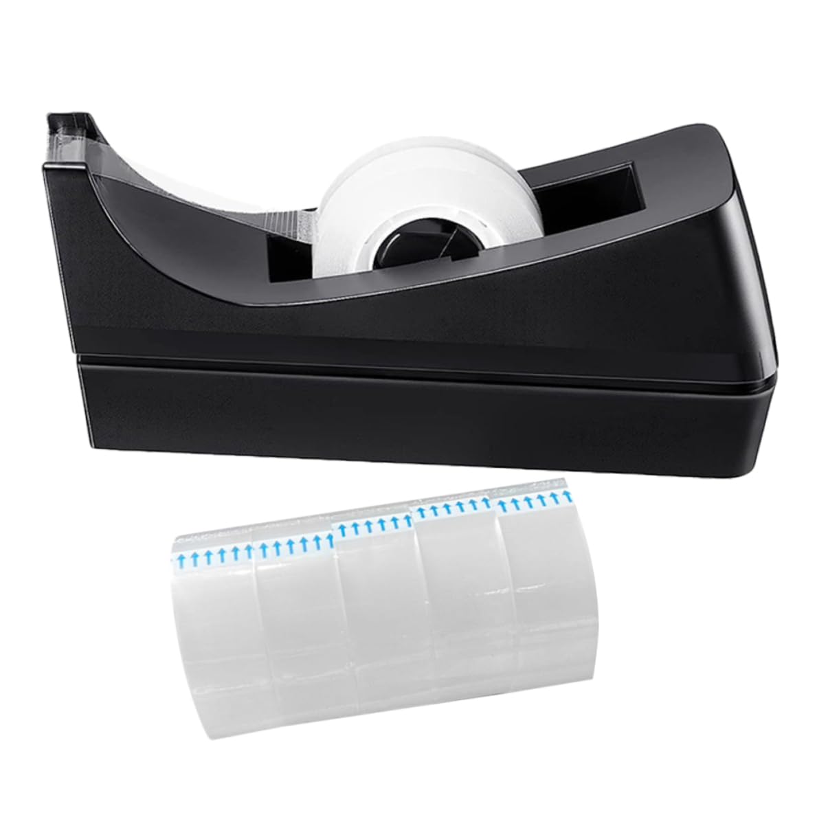 NUOBESTY Robusto Dispenser Per Nastro Adesivo Supporto Estetico Da Scrivania Per Un Rapido Accesso Al Nastro in Ufficio E A Casa