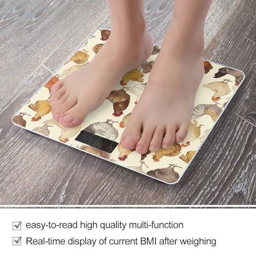 Báscula Digital de Baño con Pantalla LED y Vidrio Templado miniatura 5