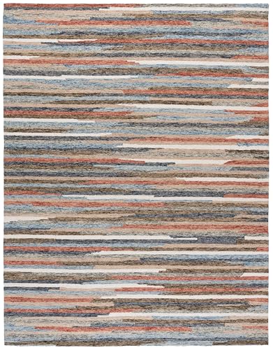 Tapete Safavieh 8x10 Handmade Lana Rust y Beige