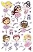 AVERY Zweckform 53221 Papier Sticker, Ballerina, 30 Aufkleber