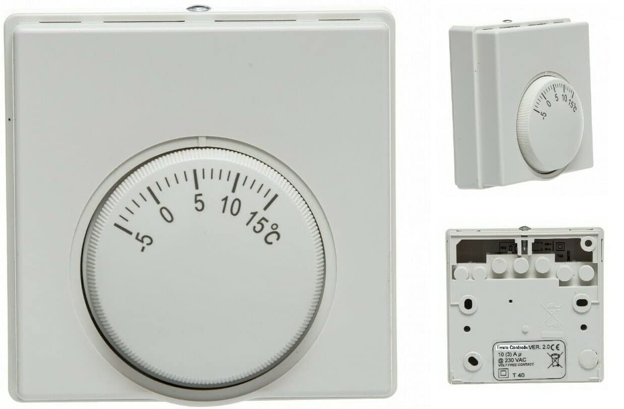 Frost Protection Thermostat Stat Mechanical Manual Dial TC-FROST 10A Volt Free Replaces Honeywell,TCFROST