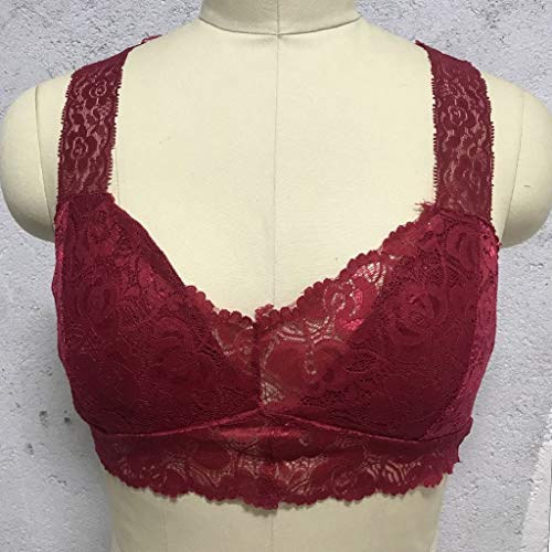 Sport BH Push Up Damen, Gepolstert Cup Comfort Bra Bralette Vest Frauen Büstenhalter Training Bra Dessous Bügelloser… – Bild 4