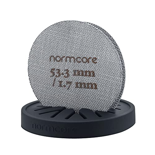 Normcore Puck Screen Stand - Silicone Puck Screen Holder - Compatible With 58.5Mm 53.3Mm 51Mm Reusable Coffee Filters And Espresso Machine Portafilter Basket - Black #TOP6