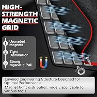 TOOLEAGUE 1Pc Magnetic Tool Mat with 25Lb Telescoping Magnetic Pickup Pen — image 7