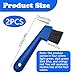 RUOGUWUYE 2 Pcs Horses Hoof Pick Brush with Soft Touch Rubber Handle, Portable Hoof Pick for Horses Goat Donkey Horse Hoofs Trimming and Horse Equestrian Enthusiasts (Random, 2-in-1)