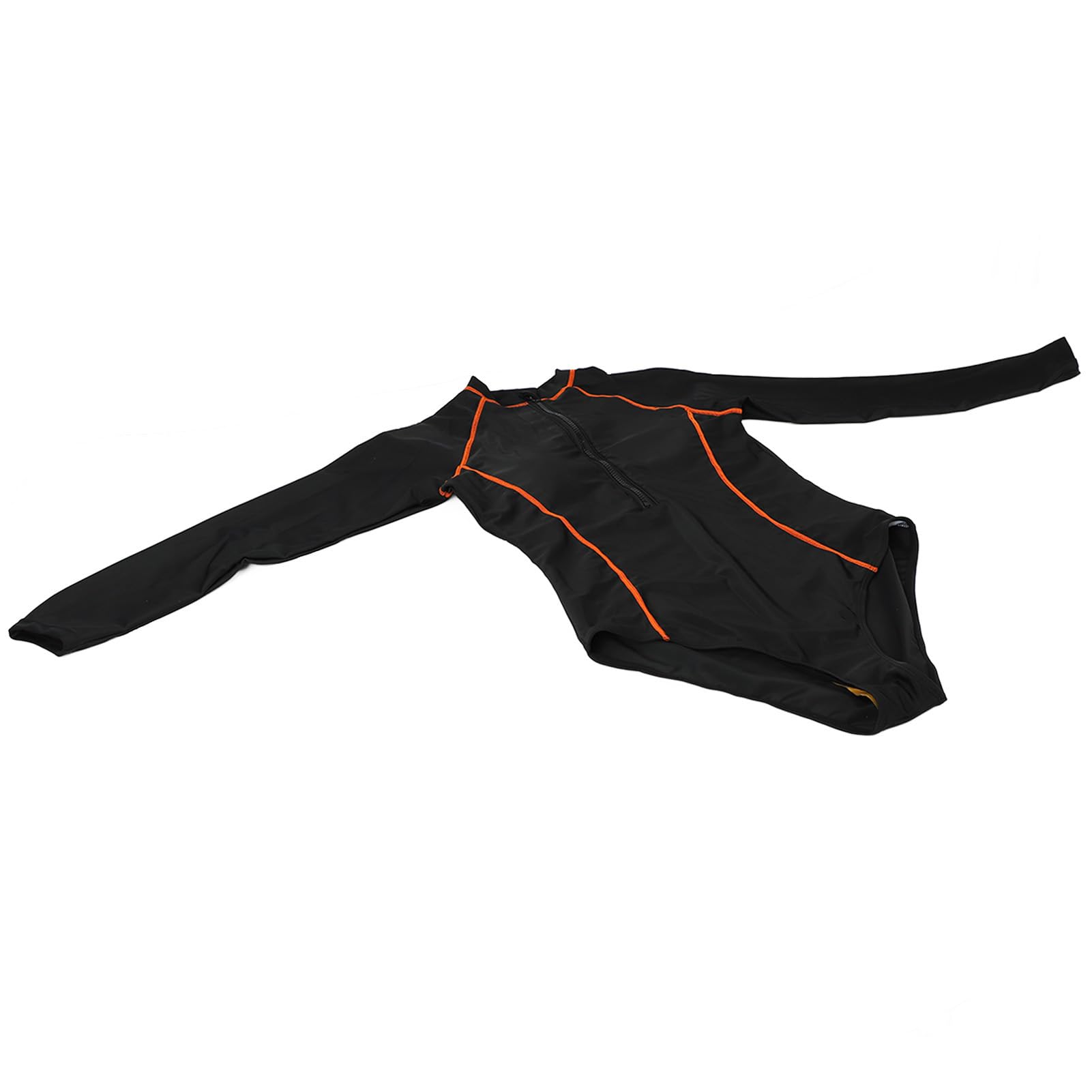 Costume Intero da Donna a Maniche Lunghe con Eccellente Elasticità, Chiusura con Cerniera per Uso in Spiaggia e in Piscina