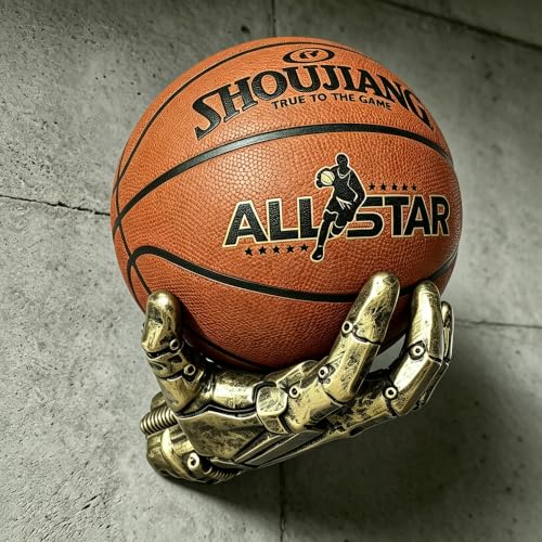 Basketball Hand Holder Wall Mount – Man Cave Decor & Coach Gift Golden by JATYP - Used condition - US$17.64