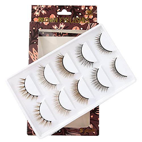 Brown False Eyelash (Natural, Brown)