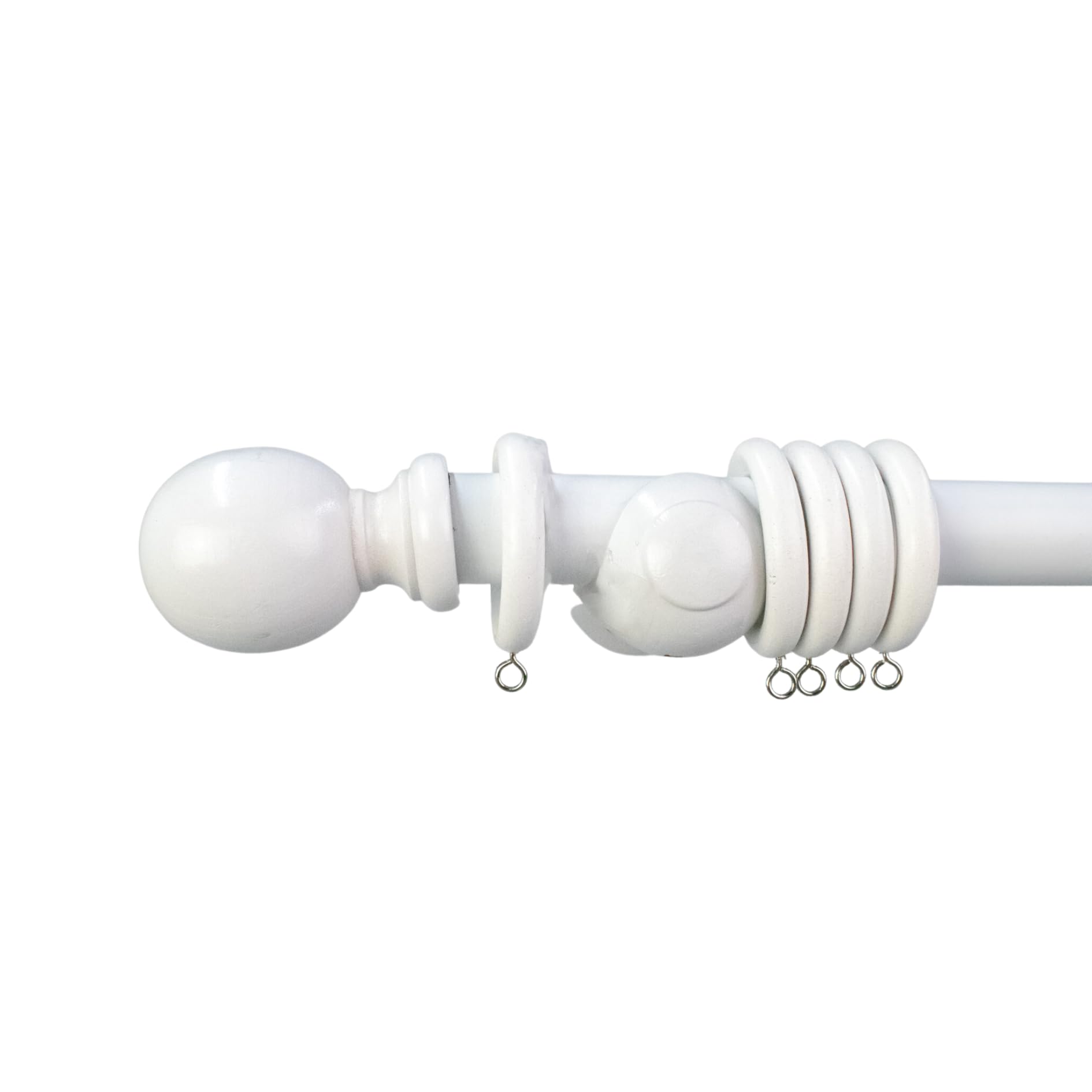 Amari Bargains Wooden Curtain Pole Premium Quality Curtain Rail Poles