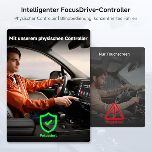 Télécommande rétroéclairée AC-44F20 pour piloter CarPlay et Android Auto